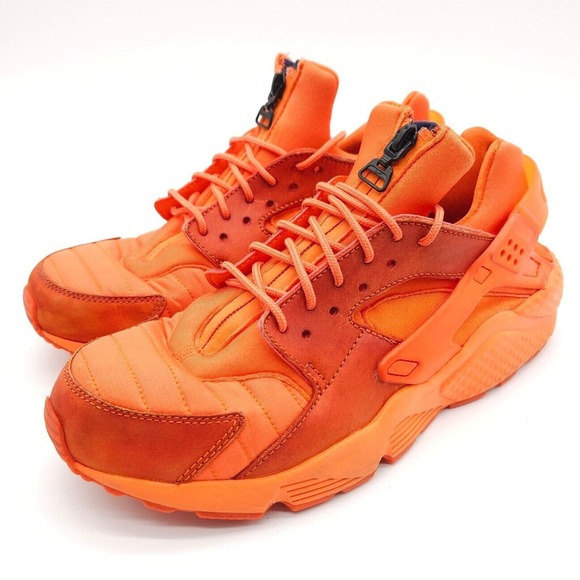 Nike Air Mens 8.5 Run QS Chicago Orange Blaze Sneakers Lace‎ Up Shoes AJ5578-800 - Picture 1 of 8